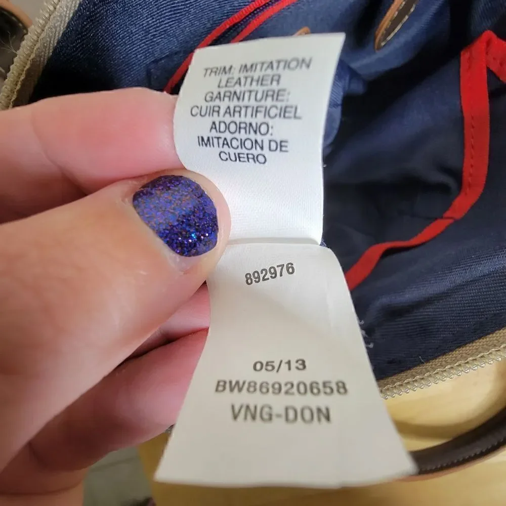 Tommy Hilfiger Small Shopper Handbag Navy Tan